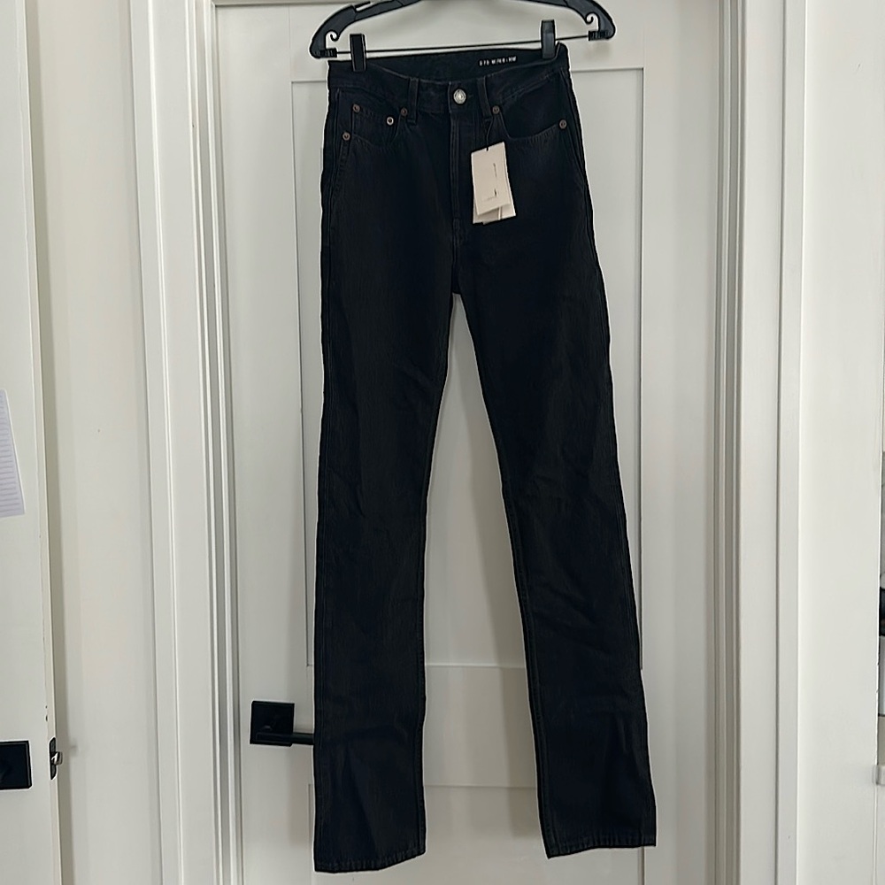 Saint Laurent 90'S High Waist Straight Leg Jeans Size 26